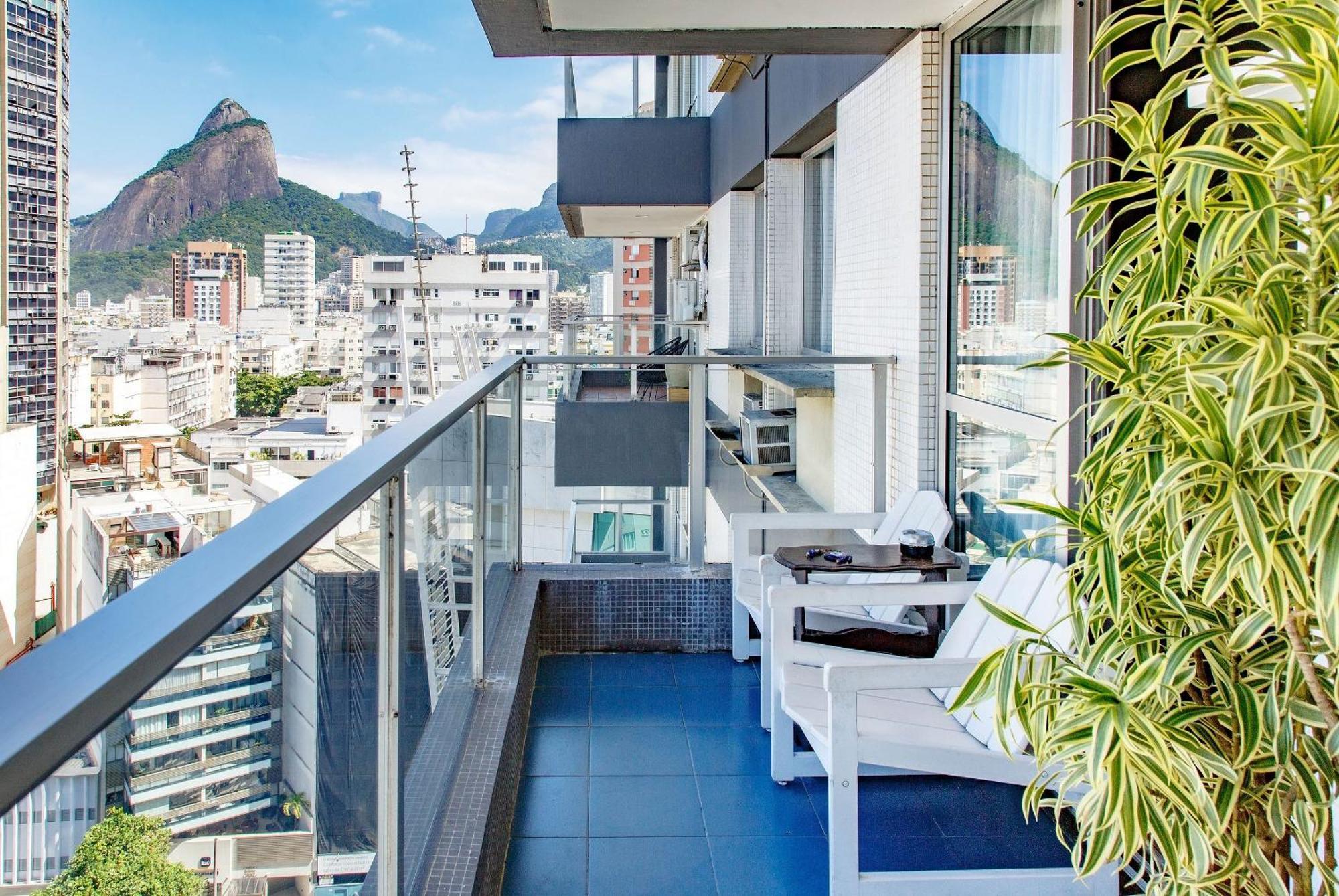 Jumpinbed - Leblon Flat Service - Sala E Quarto Com Varanda E Vista Do Mar. Rio de Janeiro Ngoại thất bức ảnh